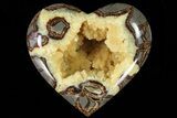 D Polished Utah Septarian Heart - Beautiful Crystals #79394-1